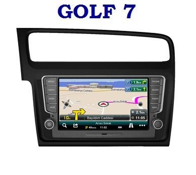 VW GOLF 7 DVD VE NAVİGASYON SİSTEMİ CYCLONE