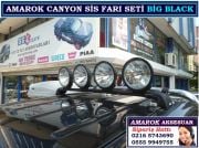 AMAROK CANYON SİS FARI SETİ EDGE BAR BİG BLACK AMAROK AKSESUARLARI