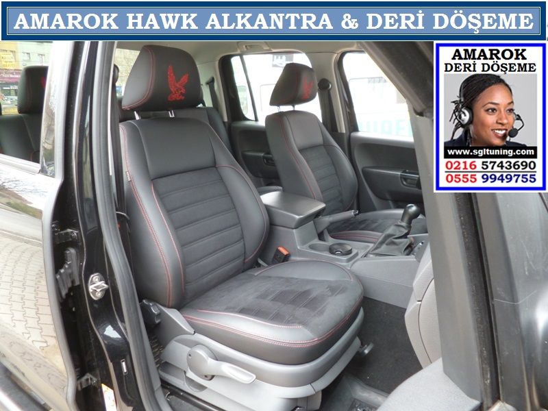 AMAROK HAWK ALKANTRA VE DERİ DÖŞEME AMAROK AKSESUARLARI