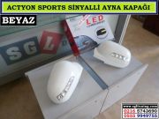 10515 SSANGYONG ACTYON SPORTS SİNYALLİ AYNA KAPAĞI BEYAZ SSANGYONG ACTYON SPORTS AKSESUARLARI