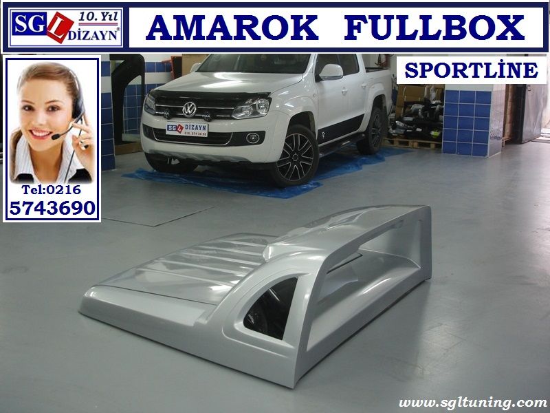 AMAROK FULLBOX SPORTLİNE GRİ AMAROK AKSESUARLARI