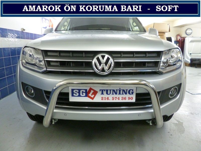 AMAROK ÖN KORUMA BARI SOFT KROM AMAROK AKSESUARLARI