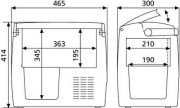 Marin Buzdolabı CDF-18 Waeco CoolFreeze Soğutucu CDF-18 (Kompresörlü)