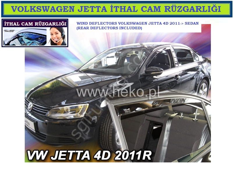 VOLKSWAGEN JETTA 2011- ÖZEL CAM RÜZGARLIĞI - KAMPANYA ÜRÜNÜ HEKO