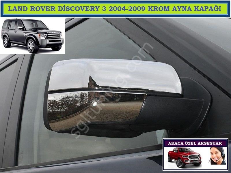 LAND ROVER DİSCOVERY 3 2004-2009 KROM AYNA KAPAĞI ÖZEL ÜRÜN