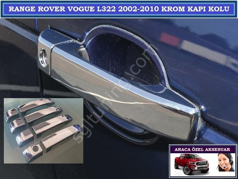 RANGE ROVER VOGUE HSE L322 2002-2009 KROM KAPI KOLU ÖZEL ÜRÜN