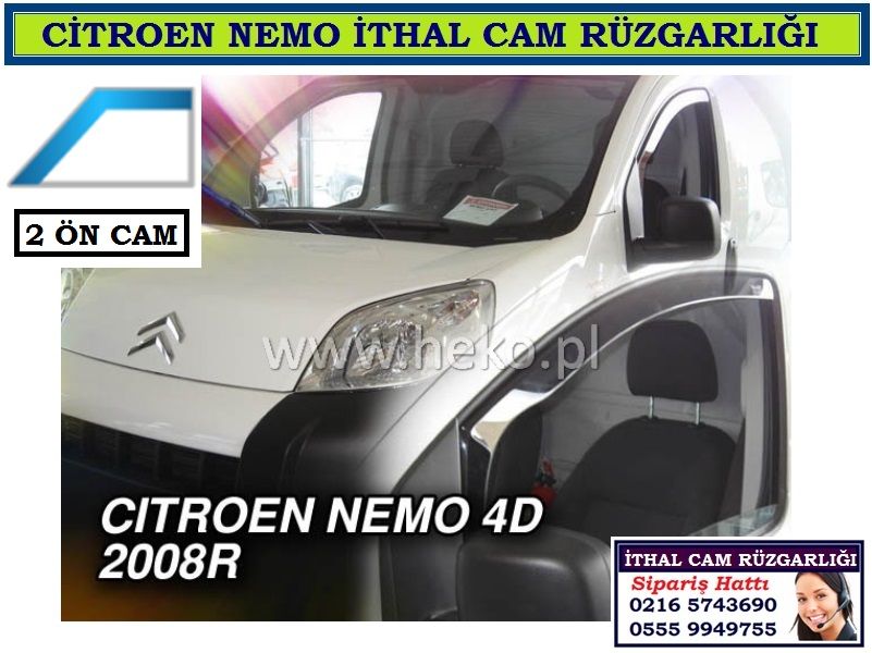 CİTROEN NEMO CAM RÜZGARLIĞI 2 ÖN CAM 2008R CİTROEN NEMO AKSESUARLARI