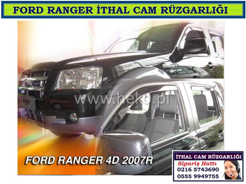 FORD RANGER CAM RÜZGARLIĞI 2007R FORD RANGER AKSESUARLARI