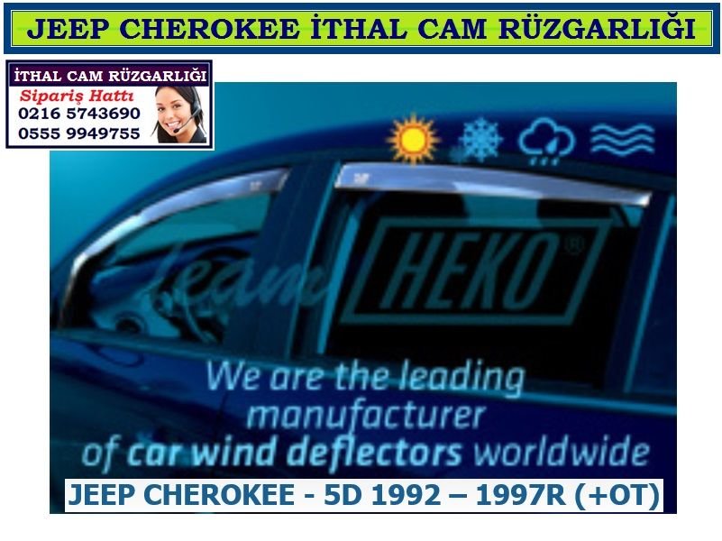 JEEP CHEROKEE CAM RÜZGARLIĞI 1992-1997 JEEP CHEROKEE AKSESUARLARI