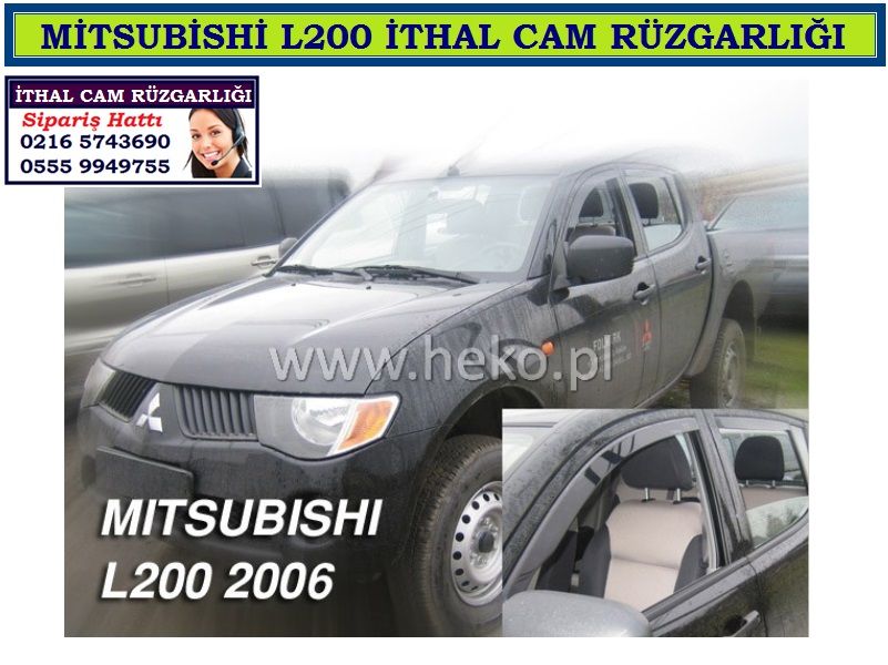 MİTSUBİSHİ L200 2005-2015 ÖZEL CAM RÜZGARLIĞI - KAMPANYA ÜRÜNÜ HEKO