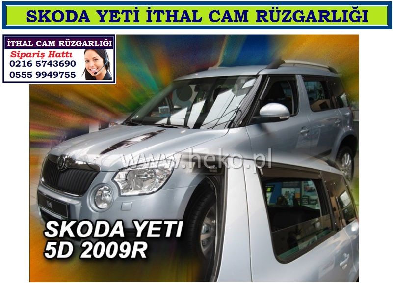 SKODA YETİ CAM RÜZGARLIĞI 2009R SKODA YETİ AKSESUARLARI