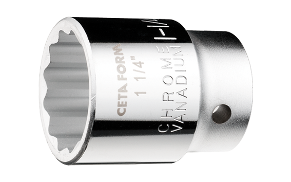 Ceta Form 3/4” 12 Köşe (Yıldız) Lokma Anahtar - Inch - 1-1/4'' x 54mm