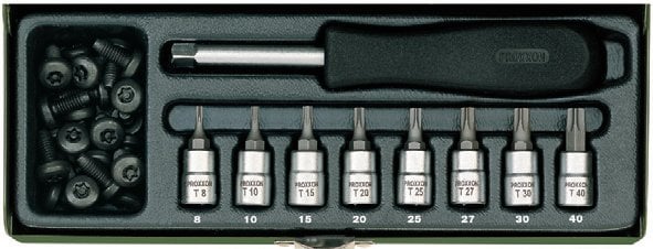 1-4' 9 PARÇALI TORX TORNAVIDA TAKIMI