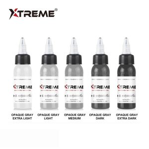 Xtreme Ink Opaque Gray Set 5x1/2 oz