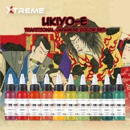 Xtreme Ink Tradition Japanese Set-10x1/2 oz