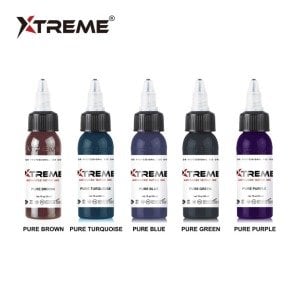 Xtreme Ink Pure Color Set (5 colors)-1 oz
