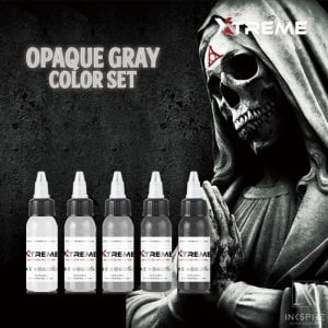 Xtreme Ink Opaque Gray Set  5x1 oz