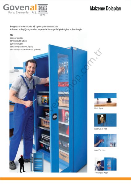 6235 - 5 Raflı Dosya Dolabı