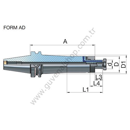 BT 40 Kombine Malafa DIN 6358