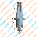 ISO 40 Kombine Malafa DIN 6358