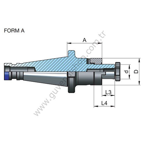 ISO 50 Kombine Malafa DIN 6358