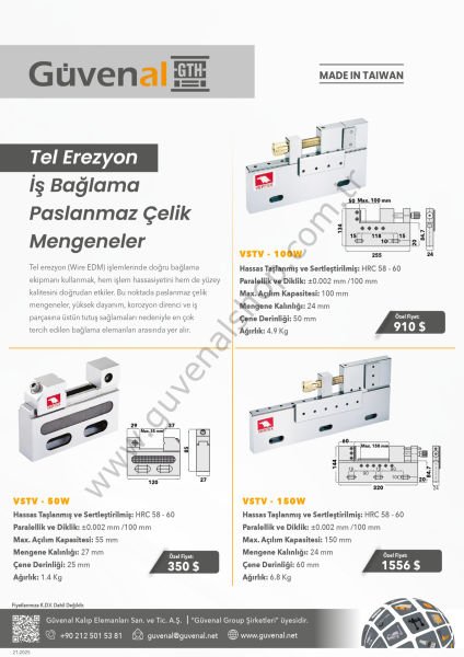 VSTV100W Tel Erezyon İş Bağlama