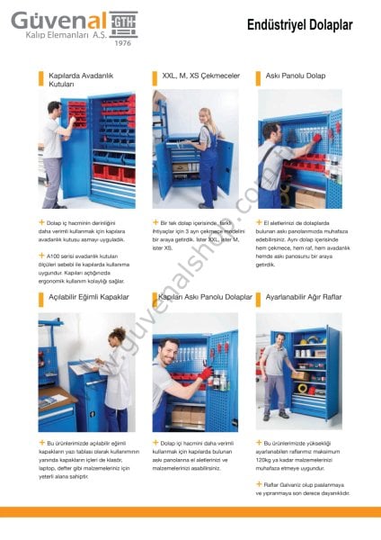 6250 - 5 Hareketli Raflı Malzeme Dolabı