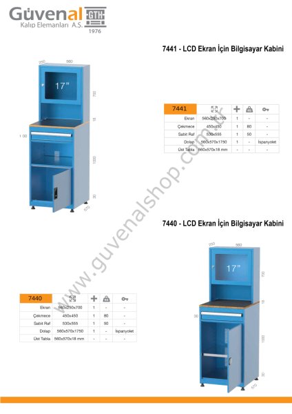 7441 - LCD Ekran İçin Bilgisayar Kabini