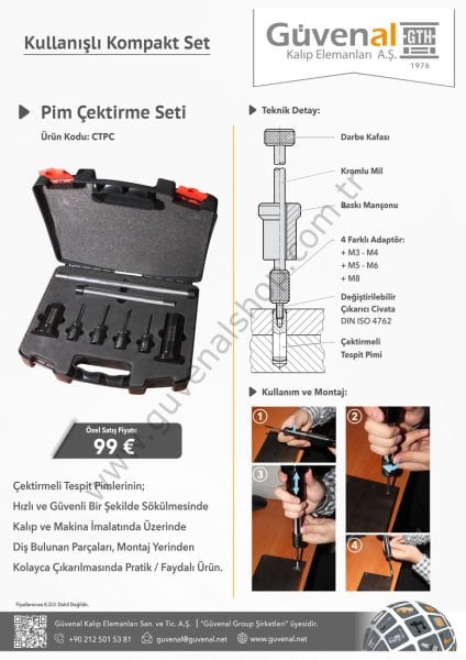 CTPC Manuel Çektirmeli Pim Çıkarıcı