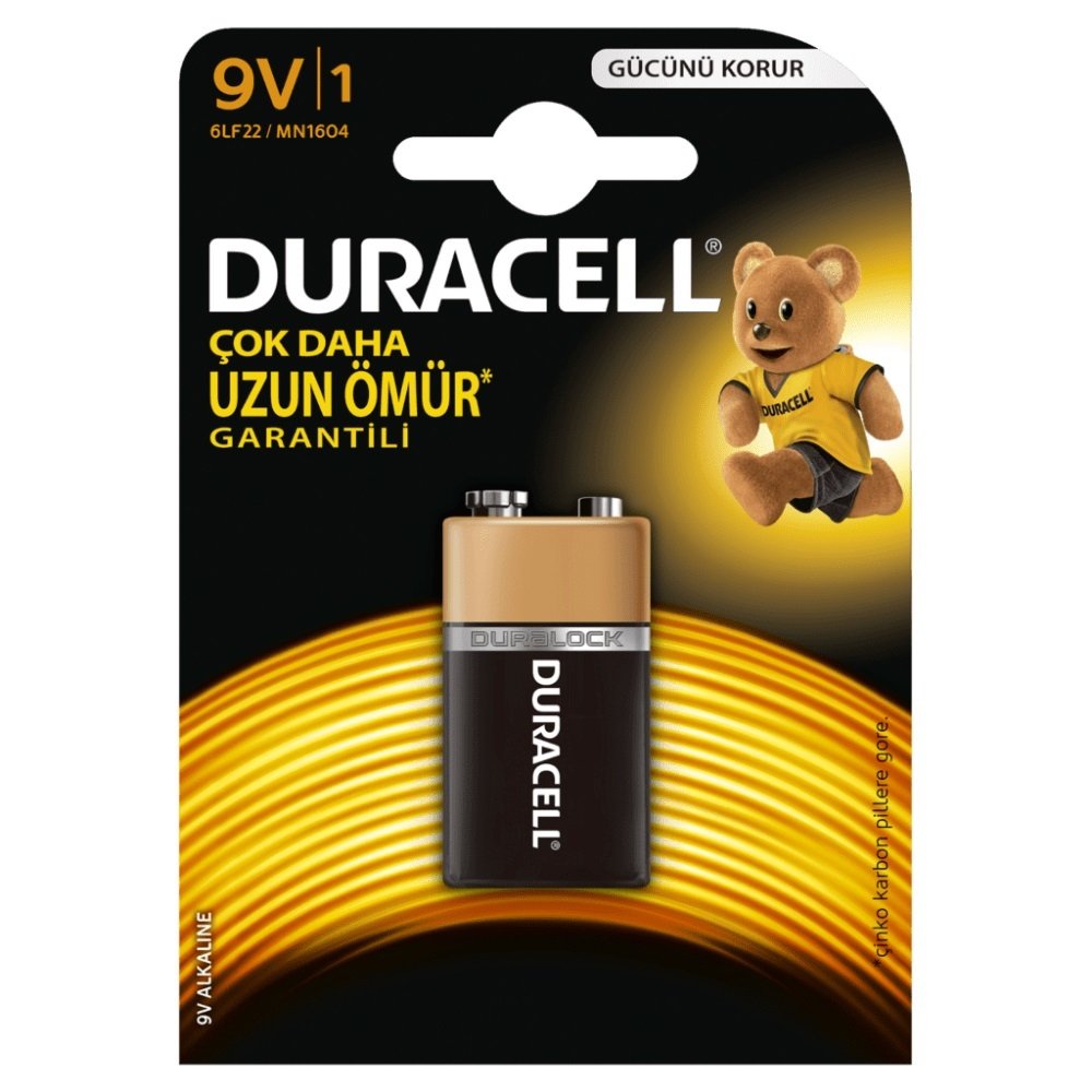 PİL DURACELL BASIC 9V E (ADET)