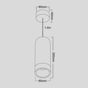 ARMATÜR BRAYTRON SARKIT SPOT GU10 BEYAZ BETA-PD BH04-00400