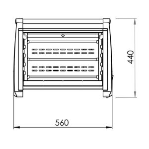 Luxell LX-2832 Isıtıcı 3'lü 1500W