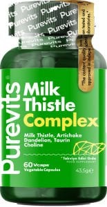 PUREVITS Milk Thistle Complex 600mg 60 V-Cap