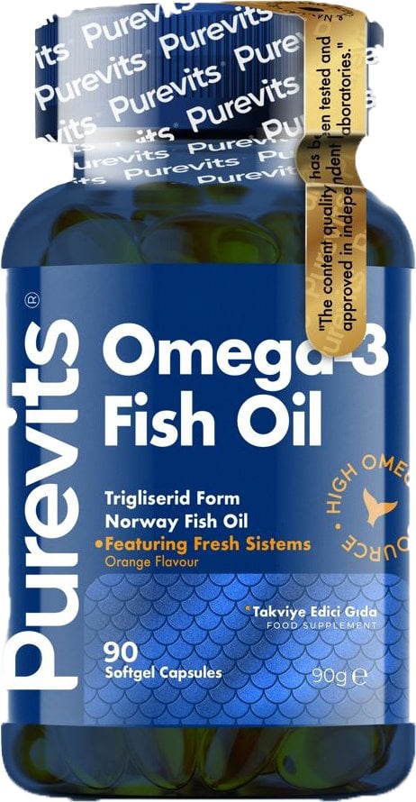 PUREVITS Advanced Omega-3 Fish Oil 1.000mg 90 Softgel