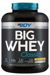 Bigjoy Sports BIGWHEY Whey Protein Classic Muz 2376g 72 Servis