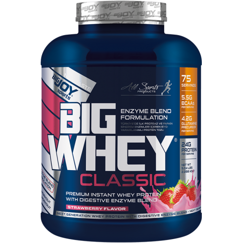 Bigjoy Sports BIGWHEY Whey Protein Classic Çilek 2376g 72 Servis