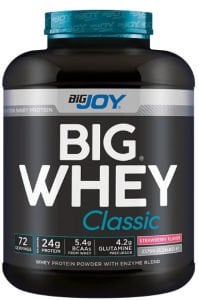 Bigjoy Sports BIGWHEY Whey Protein Classic Çilek 2376g 72 Servis