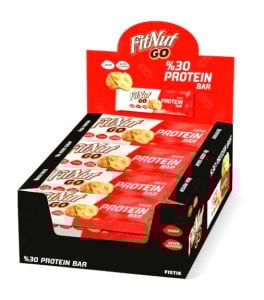 FitNut Protein Bar 24x40gr  Fıstık Aromalı