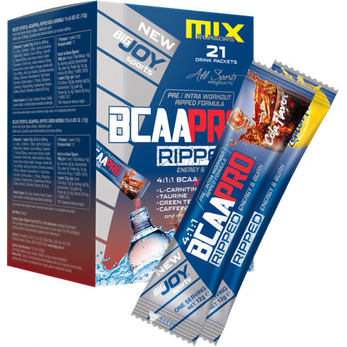 Bigjoy Sports BCAAPro 4:1:1 Ripped Go! Mix 12g x 21 Adet