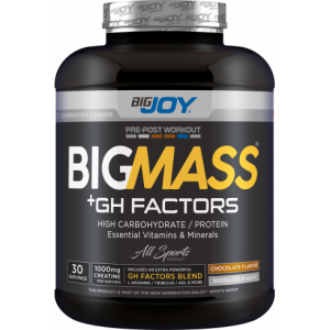 Bigjoy BIGMASS Gainer GH FACTORS ÇİKOLATA 3kg