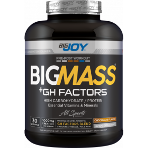 Bigjoy BIGMASS Gainer GH FACTORS ÇİKOLATA 3kg