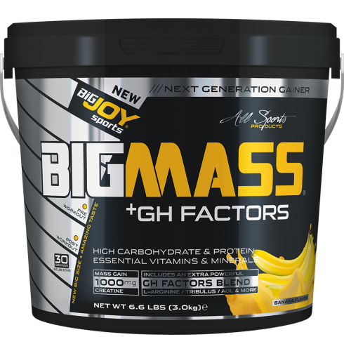 Bigjoy BIGMASS Gainer GH FACTORS MUZ 3kg