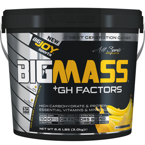 Bigjoy BIGMASS Gainer GH FACTORS MUZ 3kg