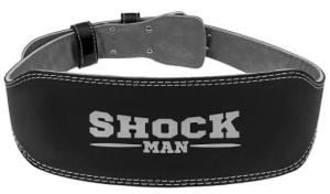 Shock Man Ağırlık Kemeri Suni Deri Siyah S