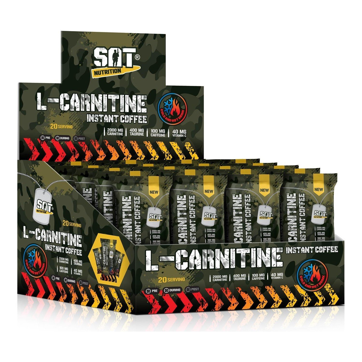 Sat Nutrition L-Carnitine Instant Coffee 20X7 Gr.