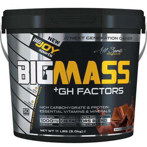 Bigjoy BIGMASS Gainer GH FACTORS ÇİKOLATA 5kg