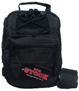 Shock Team Fonksiyonel Bel & Omuz Çanta Siyah