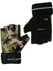 Hattrick Sportiva Fitness Eldiveni Kamuflaj Haki XXL