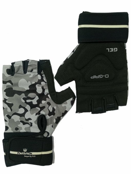 Hattrick Sportiva Fitness Eldiveni Kamuflaj Gri XXL