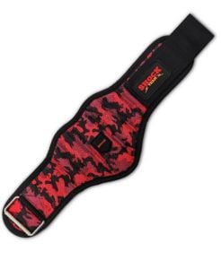 Shock Team Ağırlık Kemeri Kırmızı Kamuflaj XL